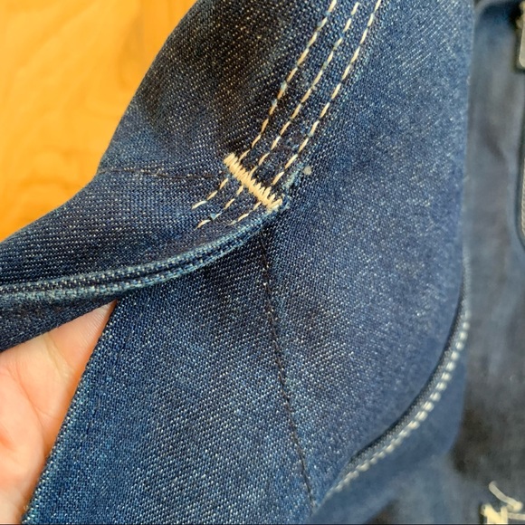 Carhartt Vintage Denim Chore Coat Jacket Size 42 USA Union Made 1980s Excellent! - Picture 9 of 11